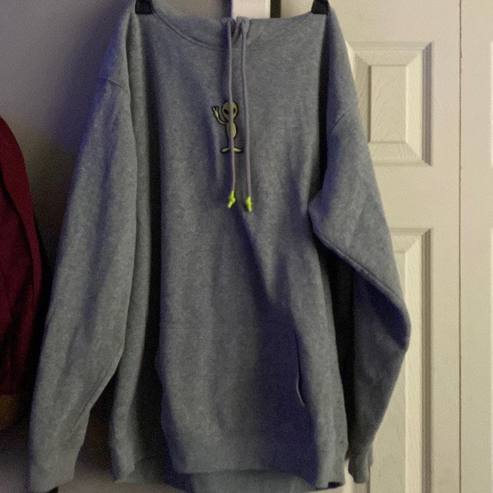 Alien oversized hoodie .